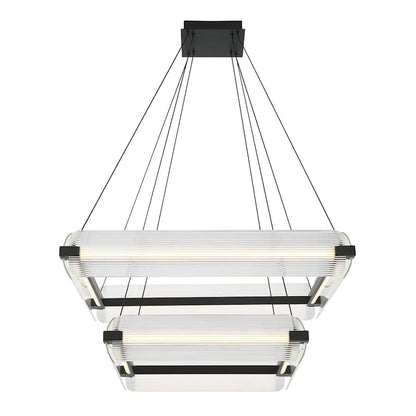 Eurofase Lighting Neoness 8 Light 35" Wide LED Square Chandelier