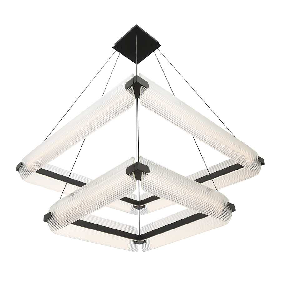 Eurofase Lighting Neoness 8 Light 35" Wide LED Square Chandelier