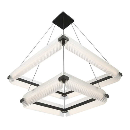 Eurofase Lighting Neoness 8 Light 35" Wide LED Square Chandelier