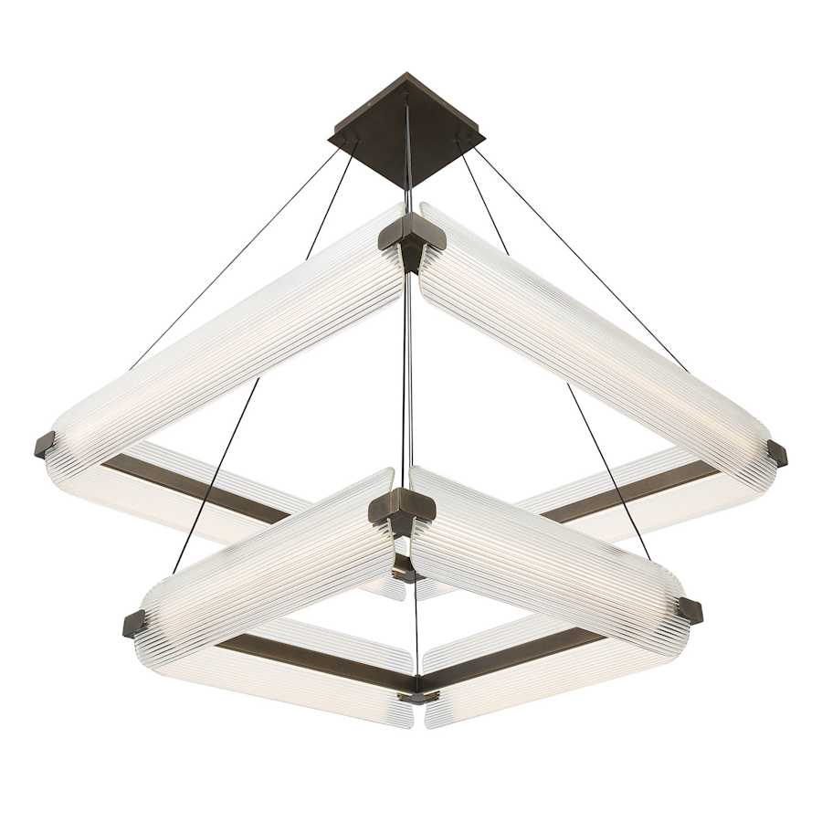 Eurofase Lighting Neoness 8 Light 35" Wide LED Square Chandelier