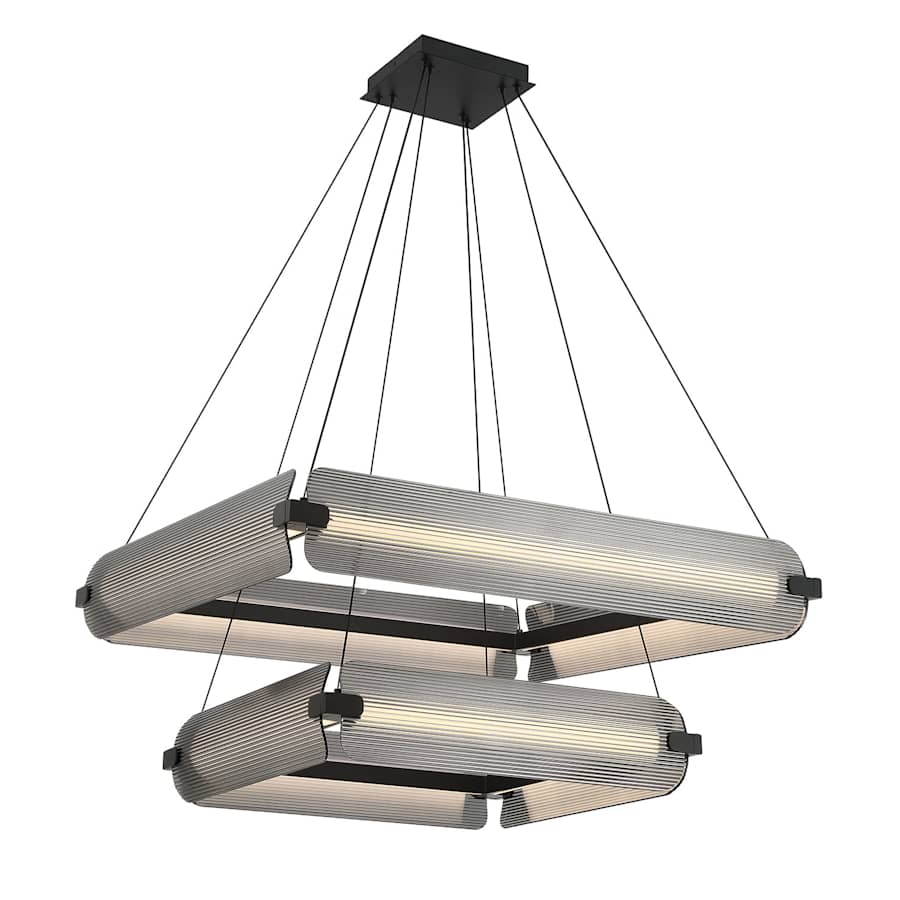 Eurofase Lighting Neoness 8 Light 35" Wide LED Square Chandelier