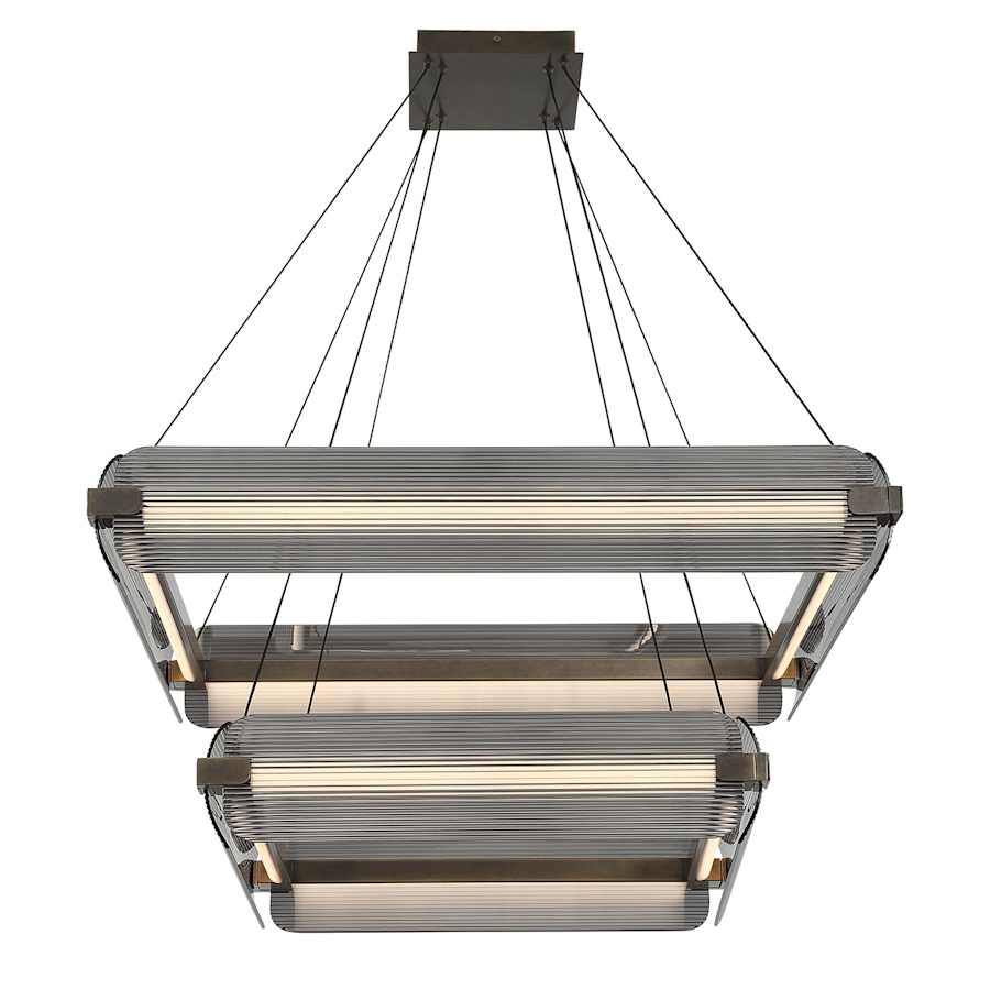 Eurofase Lighting Neoness 8 Light 35" Wide LED Square Chandelier