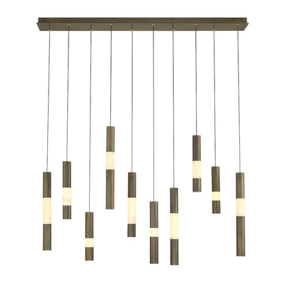 Eurofase Lighting Ronda 10 Light 50" Wide LED Linear Chandelier