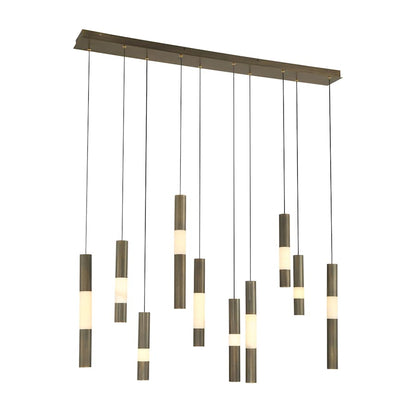 Eurofase Lighting Ronda 10 Light 50" Wide LED Linear Chandelier
