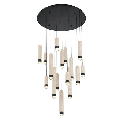 Eurofase Lighting Cambre 16 Light 32" Wide LED Waterfall Chandelier