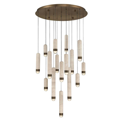 Eurofase Lighting Cambre 16 Light 32" Wide LED Waterfall Chandelier