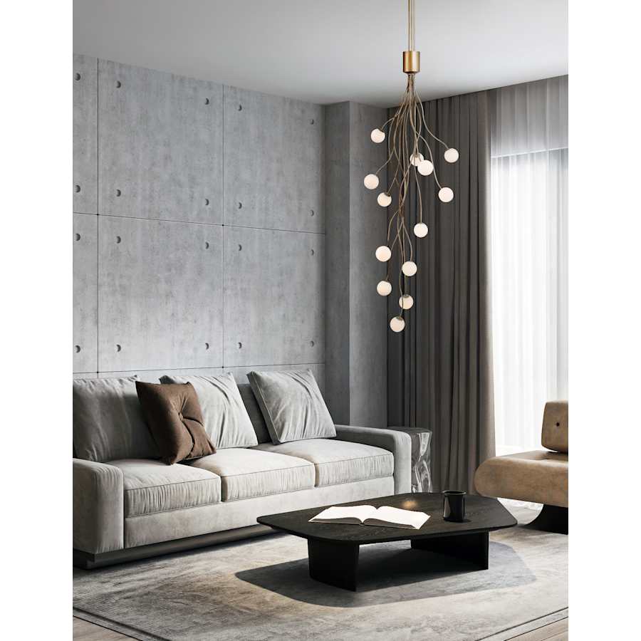 Eurofase Lighting Athena 13 Light 28" Wide LED Abstract Chandelier