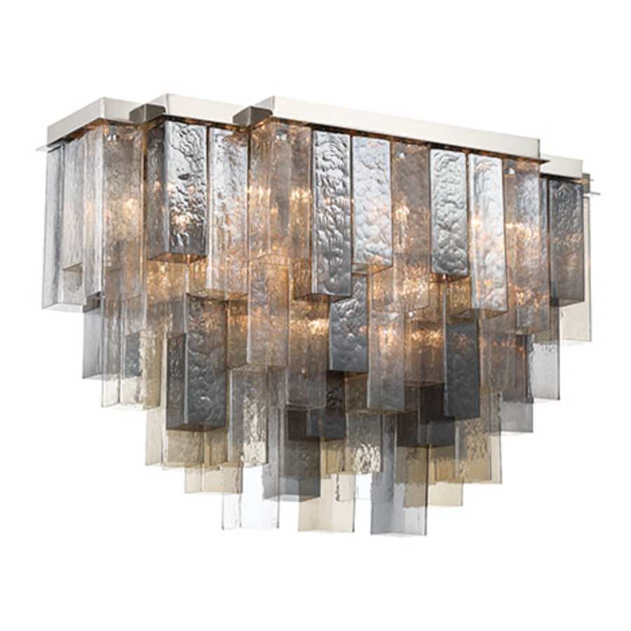Eurofase Lighting Altesa 23 Light 37" Wide Flush Mount Ceiling Fixture