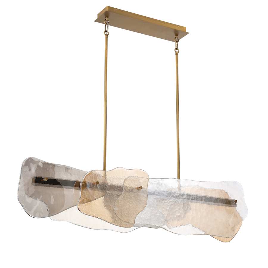 Eurofase Lighting Grotto 8" Wide LED Linear Chandelier