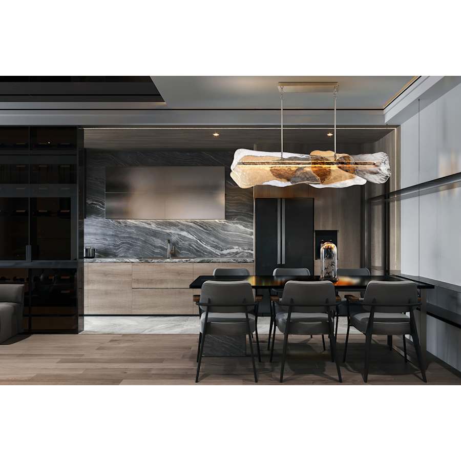 Eurofase Lighting Grotto 58" Wide LED Linear Chandelier