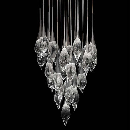 Fine Art Handcrafted Lighting Mayu 33" Wide LED 28 Light Pendant
