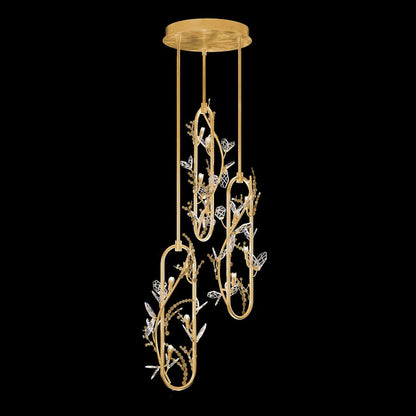 Fine Art Handcrafted Lighting Volare 25" Wide Multi Light Pendant