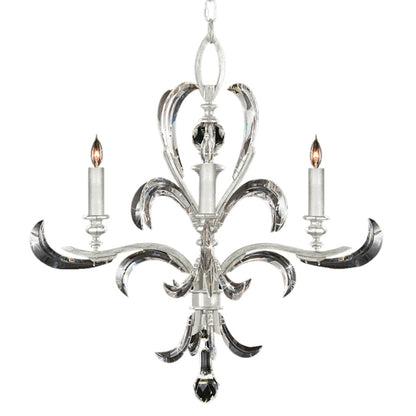 Fine Art Handcrafted Lighting Beveled Arcs 4 Light 28" Wide Crystal Chandelier
