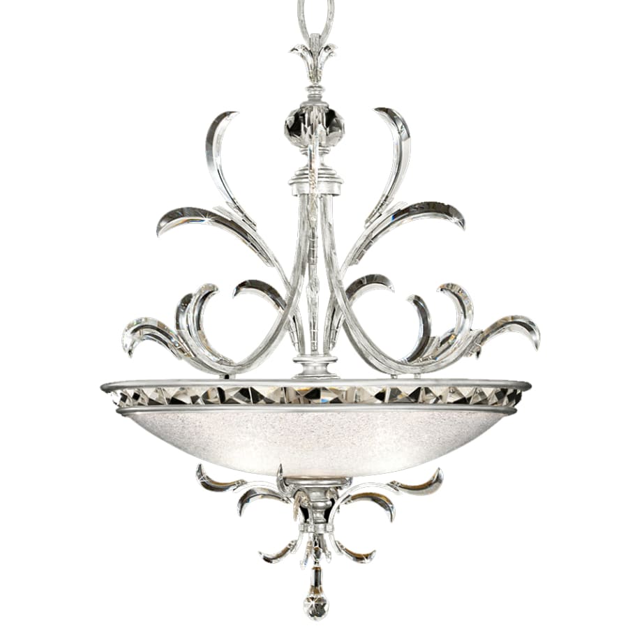 Fine Art Handcrafted Lighting Beveled Arcs 3 Light 44" Wide Crystal Pendant