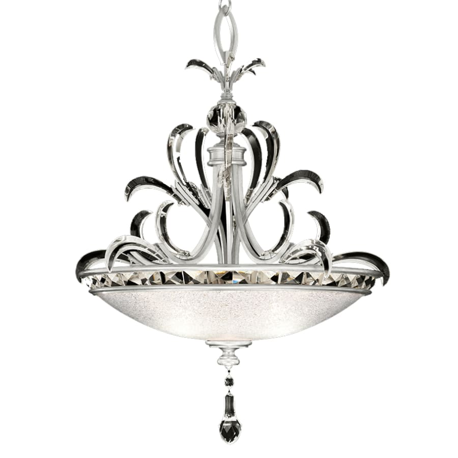 Fine Art Handcrafted Lighting Beveled Arcs 3 Light 32" Wide Crystal Pendant