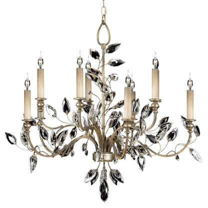 Fine Art Handcrafted Lighting Crystal Laurel 10 Light 43" Wide Crystal Chandelier