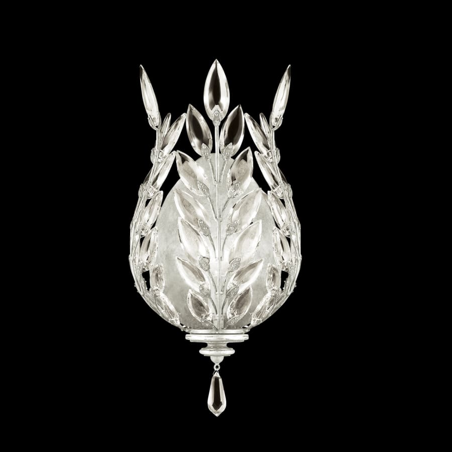 Fine Art Handcrafted Lighting Crystal Laurel 17" Tall Wall Sconce