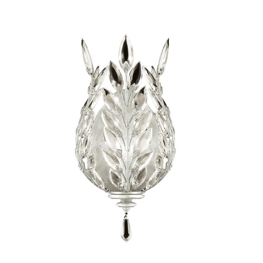 Fine Art Handcrafted Lighting Crystal Laurel 17" Tall Wall Sconce