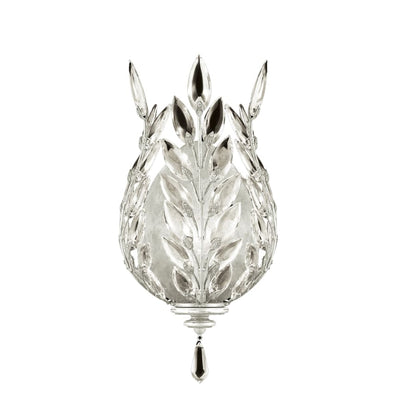 Fine Art Handcrafted Lighting Crystal Laurel 17" Tall Wall Sconce