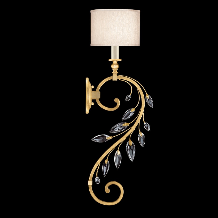 Fine Art Handcrafted Lighting Crystal Laurel 32" Tall Wall Sconce