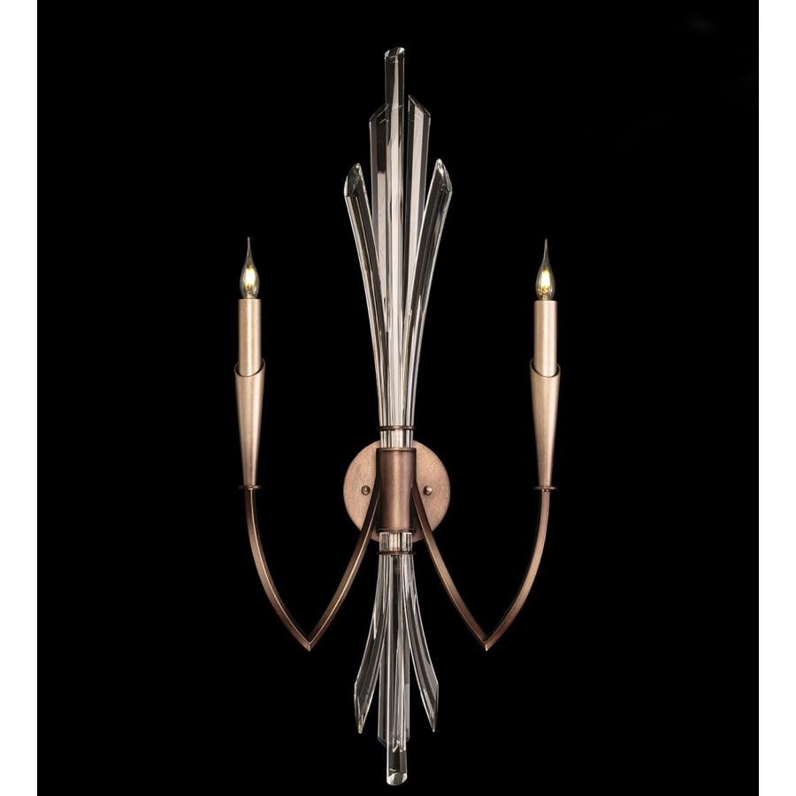 Fine Art Handcrafted Lighting Trevi 2 Light 33" Tall Wall Sconce