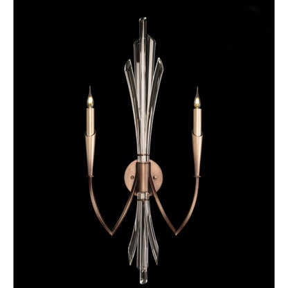 Fine Art Handcrafted Lighting Trevi 2 Light 33" Tall Wall Sconce