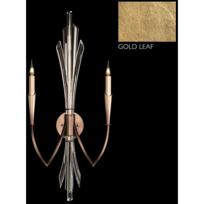 Fine Art Handcrafted Lighting Trevi 2 Light 33" Tall Wall Sconce