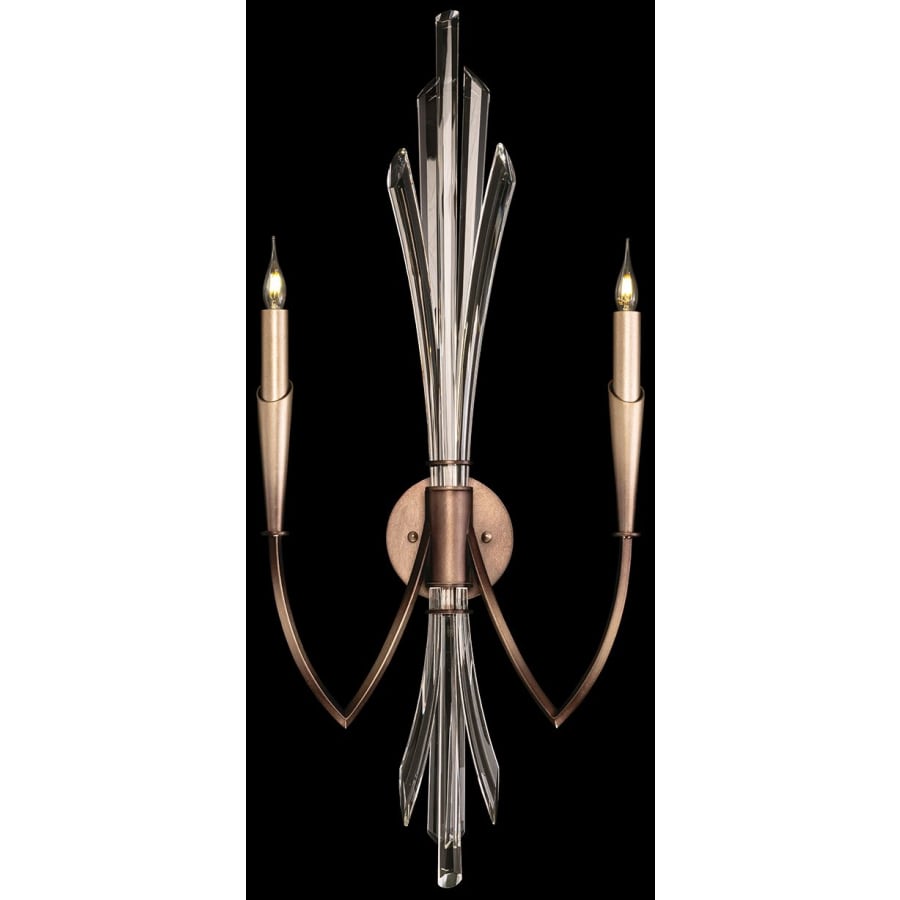 Fine Art Handcrafted Lighting Trevi 2 Light 33" Tall Wall Sconce