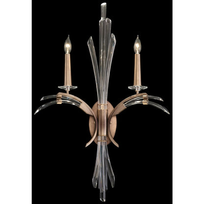 Fine Art Handcrafted Lighting Trevi 2 Light 34" Tall Wall Sconce