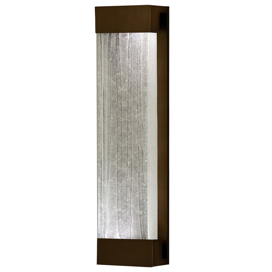 Fine Art Handcrafted Lighting Crystal Bakehouse 7x30 Two-Light Wall Sconce with Rectangular Crystal Spires Fused Glass Panel
