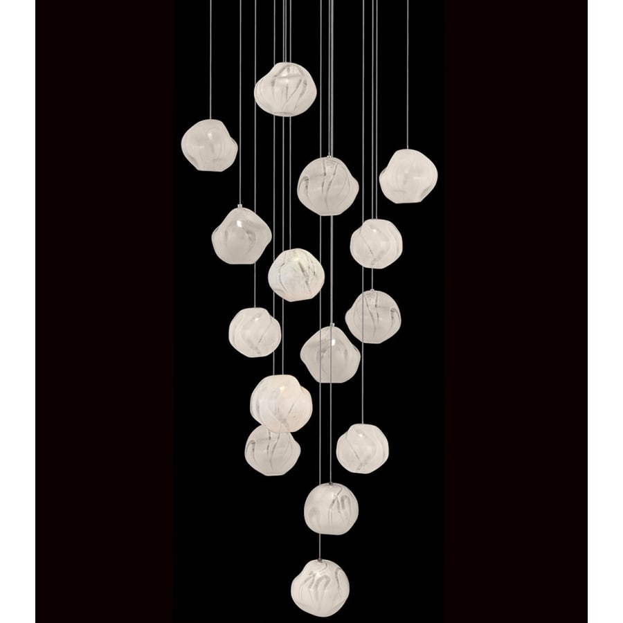 Fine Art Handcrafted Lighting Vesta 15 Light 19" Wide LED Abstract Multi Light Pendant