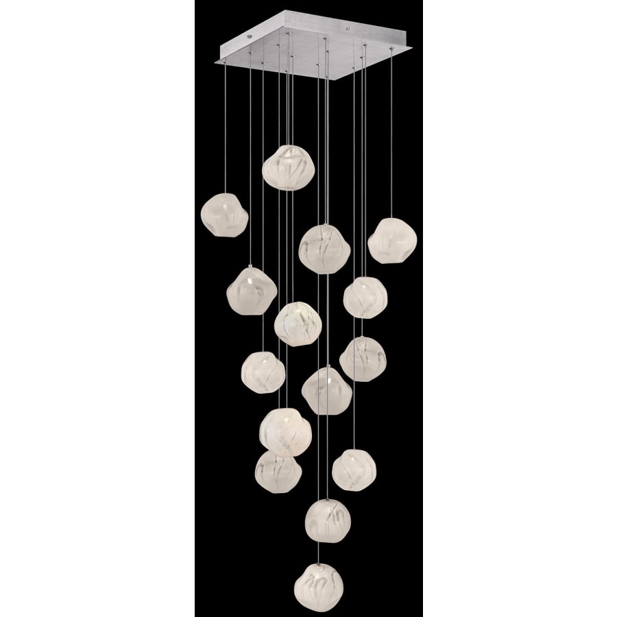 Fine Art Handcrafted Lighting Vesta 15 Light 19" Wide LED Abstract Multi Light Pendant