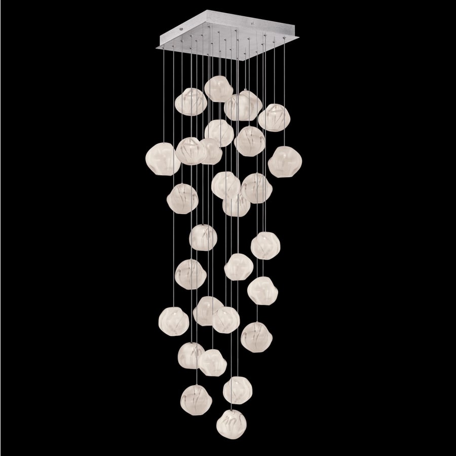 Fine Art Handcrafted Lighting Vesta 30 Light 30" Wide LED Abstract Multi Light Pendant