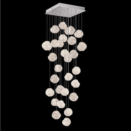 Fine Art Handcrafted Lighting Vesta 30 Light 30" Wide LED Abstract Multi Light Pendant