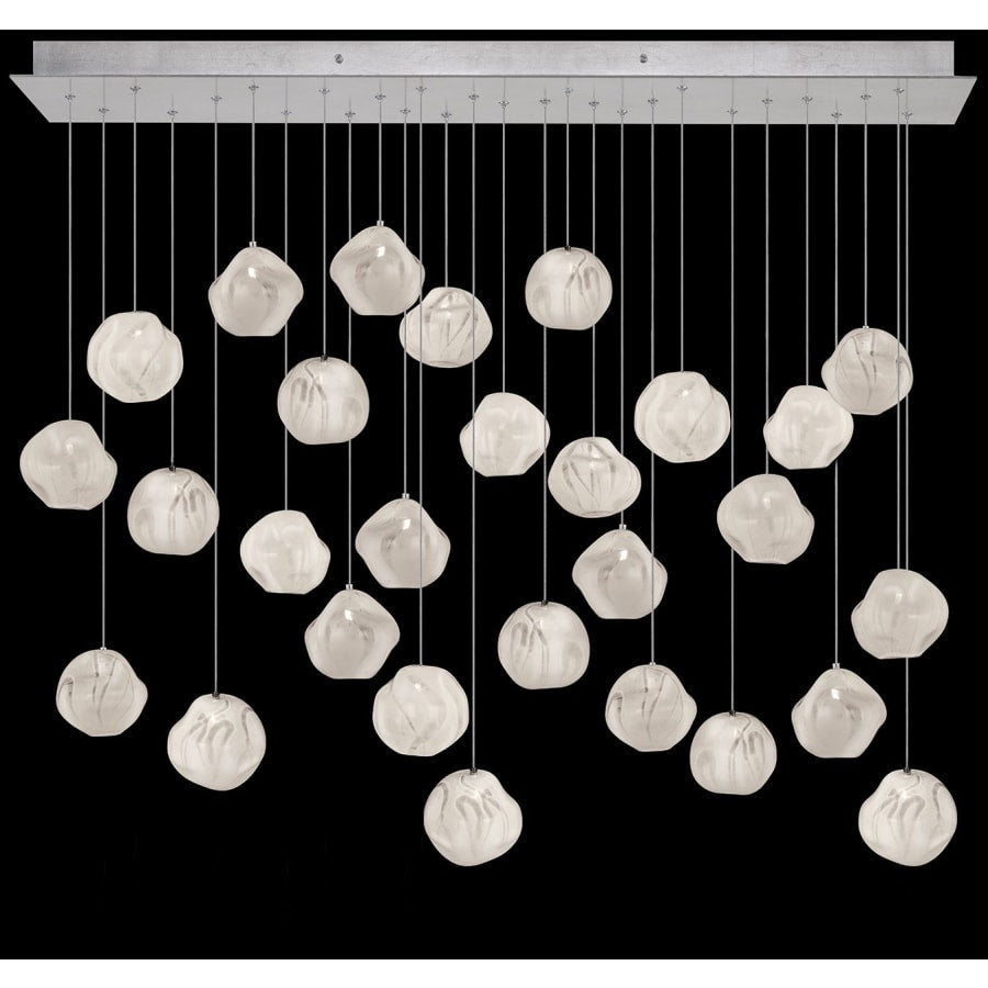 Fine Art Handcrafted Lighting Vesta 28 Light 54" Wide LED Abstract Multi Light Pendant