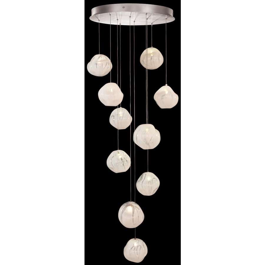 Fine Art Handcrafted Lighting Vesta 10 Light 22" Wide LED Abstract Multi Light Pendant