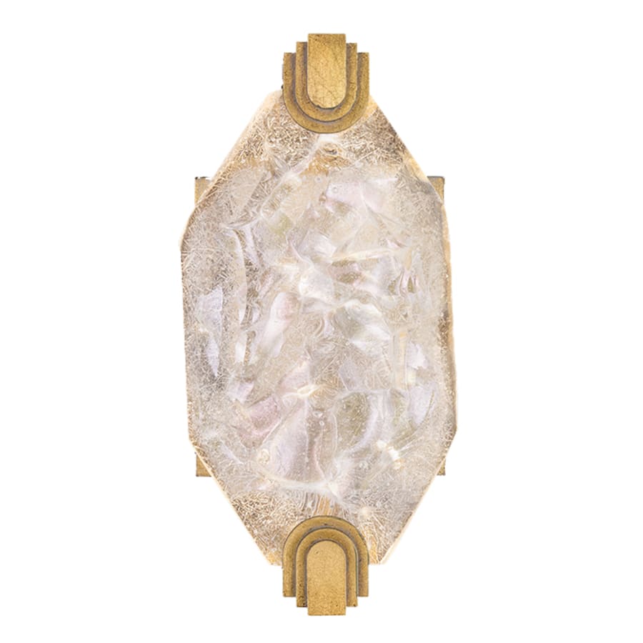 Fine Art Handcrafted Lighting LED Wall Sconce in Gold Leaf Finish from the Allison Paladino Collection