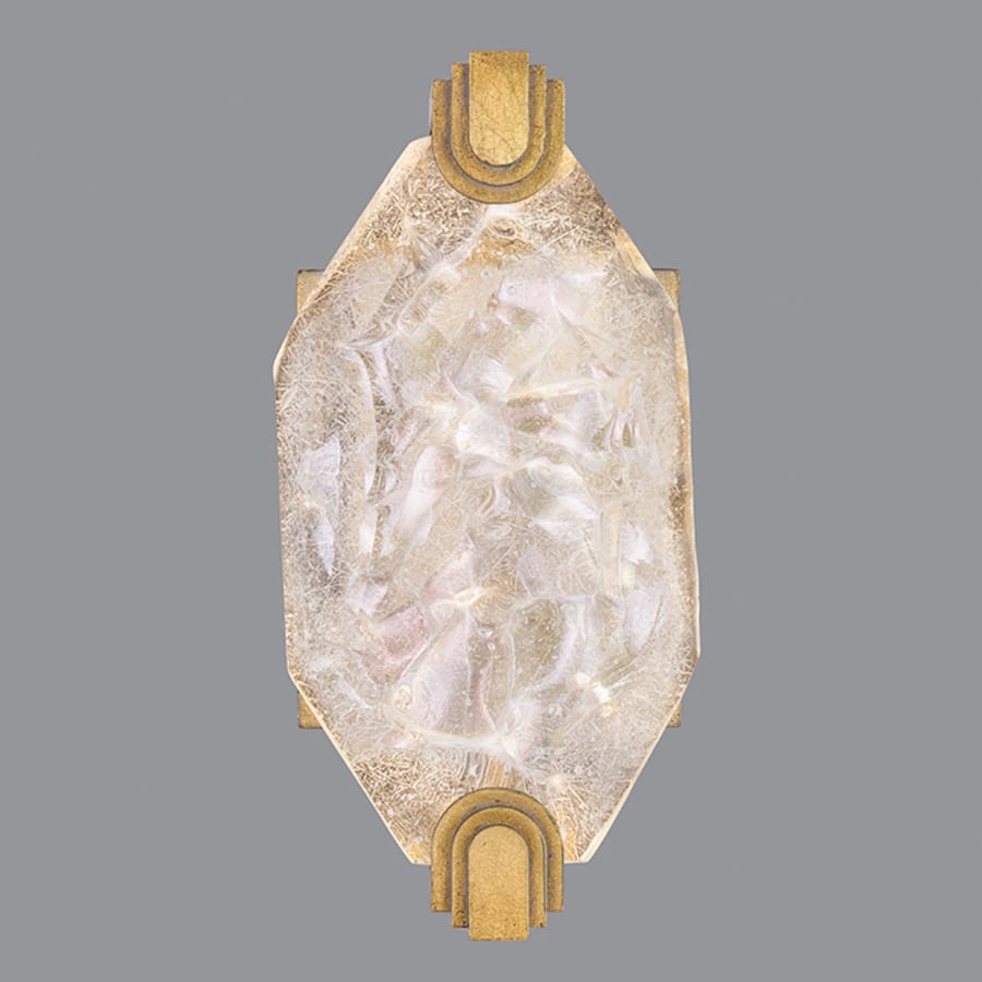 Fine Art Handcrafted Lighting LED Wall Sconce in Gold Leaf Finish from the Allison Paladino Collection