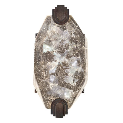 Fine Art Handcrafted Lighting LED Wall Sconce in Bronze Leaf Finish from the Allison Paladino Collection