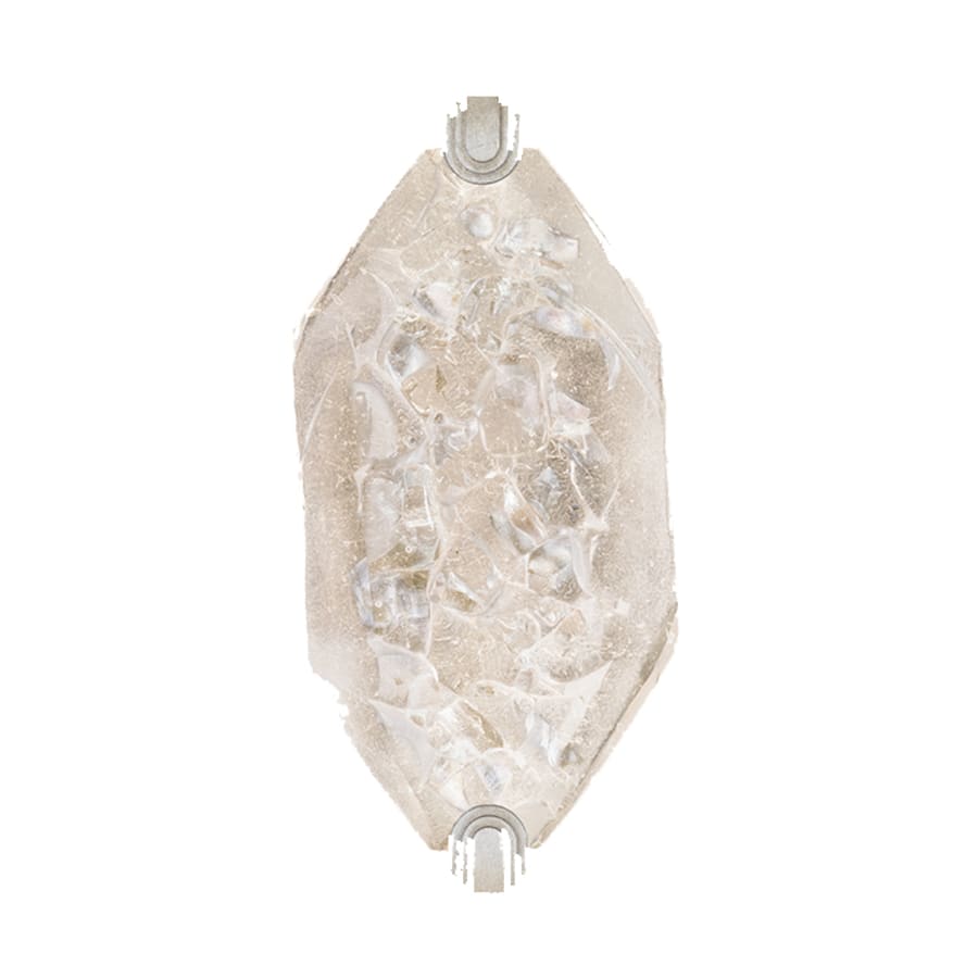 Fine Art Handcrafted Lighting LED Wall Sconce in Silver Leaf Finish from the Allison Paladino Collection