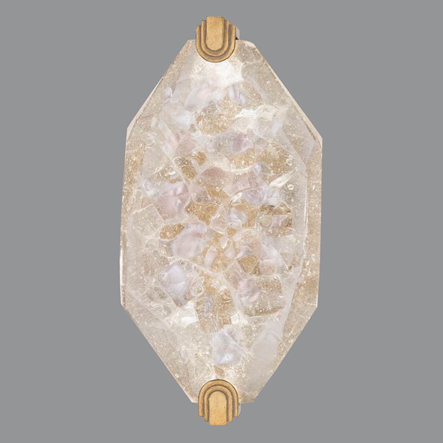 Fine Art Handcrafted Lighting LED Wall Sconce in Gold Leaf Finish from the Allison Paladino Collection