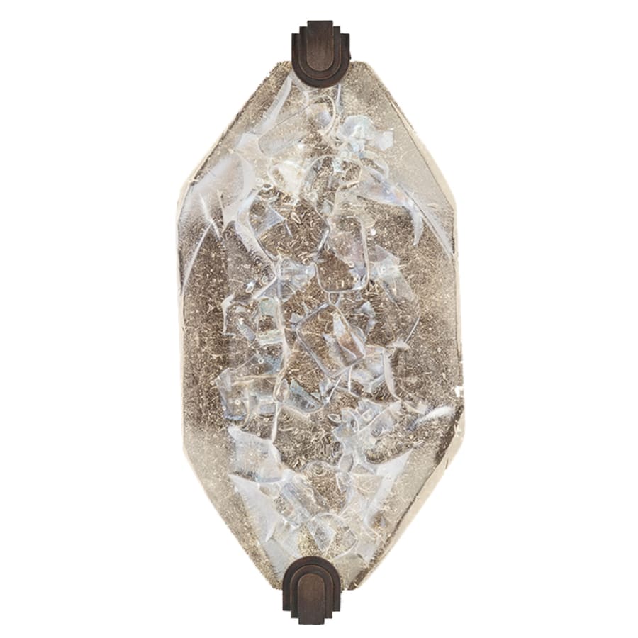 Fine Art Handcrafted Lighting LED Wall Sconce in Bronze Leaf Finish from the Allison Paladino Collection