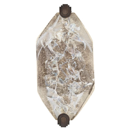 Fine Art Handcrafted Lighting LED Wall Sconce in Bronze Leaf Finish from the Allison Paladino Collection