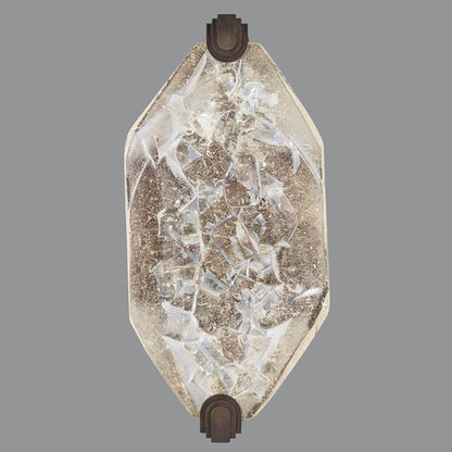 Fine Art Handcrafted Lighting LED Wall Sconce in Bronze Leaf Finish from the Allison Paladino Collection