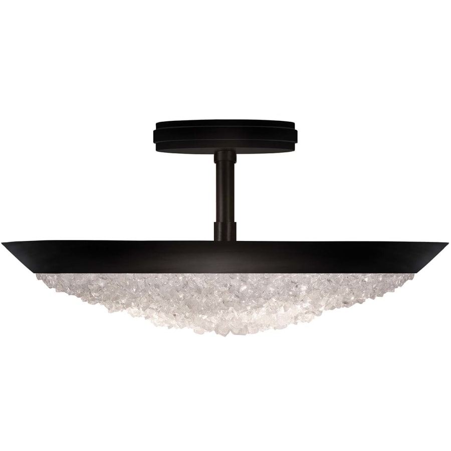 Fine Art Handcrafted Lighting Arctic Halo 3 Light 20" Wide Semi Flush Bowl Ceiling Fixture