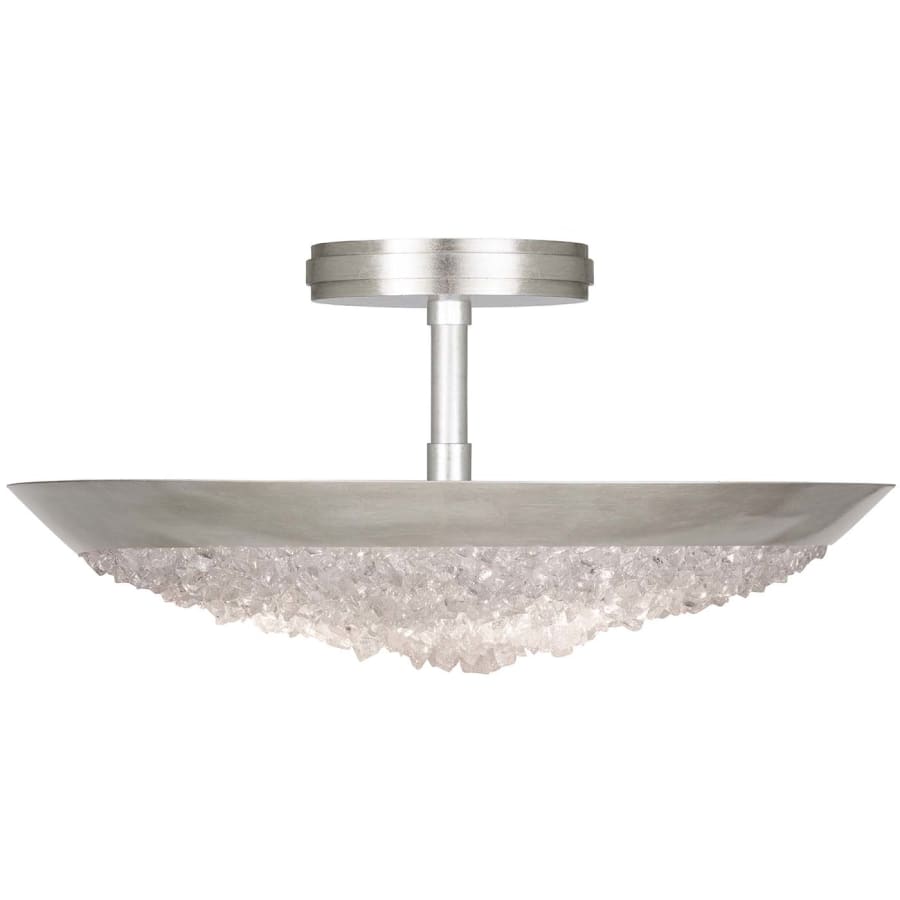 Fine Art Handcrafted Lighting Arctic Halo 3 Light 20" Wide Semi Flush Bowl Ceiling Fixture