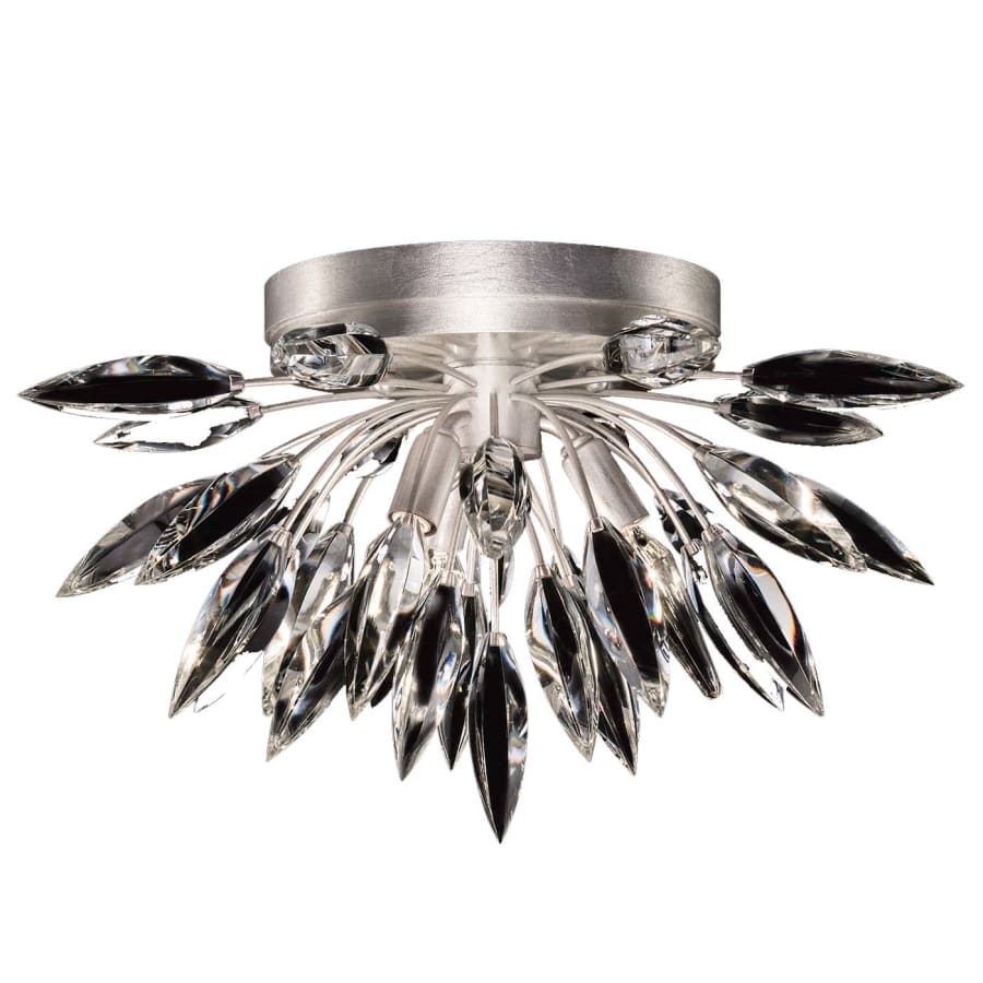 Fine Art Handcrafted Lighting Lily Buds 3 Light 18-1/2" Wide Flush Mount Ceiling Fixture