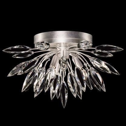 Fine Art Handcrafted Lighting Lily Buds 3 Light 18-1/2" Wide Flush Mount Ceiling Fixture