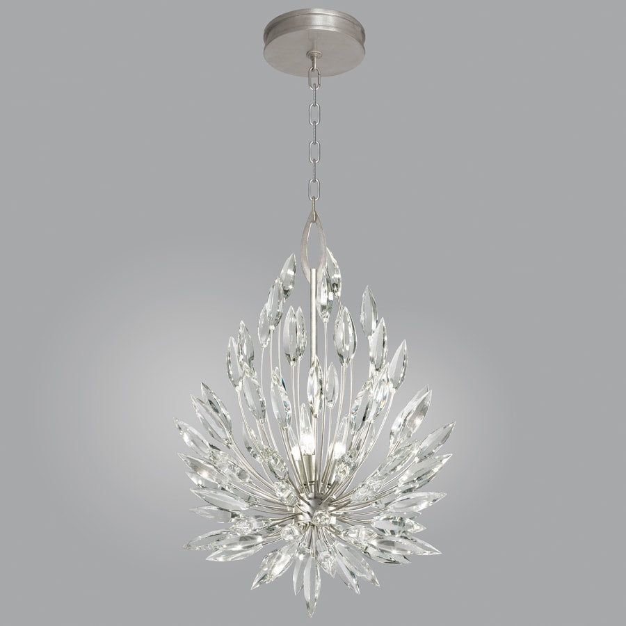 Fine Art Handcrafted Lighting Lily Buds 19" Wide 3 Light Crystal Pendant