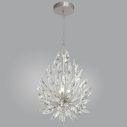 Fine Art Handcrafted Lighting Lily Buds 19" Wide 3 Light Crystal Pendant